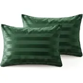Sleeptime Lazy kussenslopen Hotel Velvet - Donker Groen - Per 2 stuks