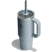 Hydroflask - Travel Tumbler Clear Lid - Isoleerbeker 710 ml, grijs