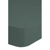 Good Morning Hoeslaken Katoen Renforcé 30cm Hoekhoogte - olive green 100x200cm