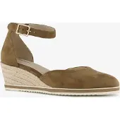 Tamaris dames espadrilles met sleehak bruin maat 42