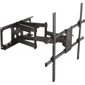 Value TV-muurbeugel, flexibel, zwart