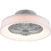 TRIO Led plafondventilator Farsund 47cm wit