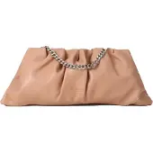 Seidenfelt Manufaktur Auri Clutch lichtbruin