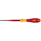 Wiha Schroevendraaier SoftFinish electric slimFix sleufkop 5,5 x 125 mm op blisterverpakking - 39562