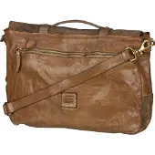 Campomaggi Leren Afzonderlijke gevallen Business tas Carrier Bag Verde Militare Olijfgroen