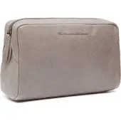 The Chesterfield Brand Leren Toilettas Lichtgrijs Marina