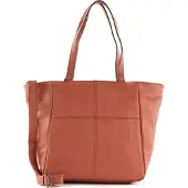 Fredsbruder Leren Schoudertas Pruvia Shopper Light Rust Terracotta