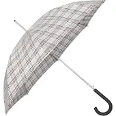 Doppler Paraplu Carbonsteel Long AC Karo Grey Grijs Veelkleurig