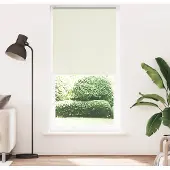 vidaXL Verduisteringsgordijn, crèmekleurig, 105x230 cm, stofbreedte 100,7 cm
