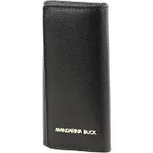 Mandarina Duck Leren Sleutelgeval Luna Key Holder Black Zwart