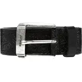 Replay Leren Riem Belt W110 Black Zwart