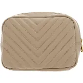 GUESS Toilettas met logo en quilt patroon