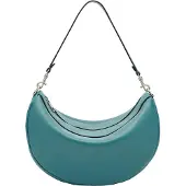 Liebeskind Leren Schoudertas Melli Kodiaq Sheep Hobo Bag Petrol