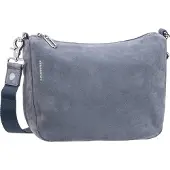 Mandarina Duck Schoudertas Mellow Velvet Hobo Bag London Fog Donkergrijs