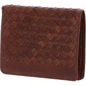 Mano Don Luca Portemonnee Leer 10 cm cognac