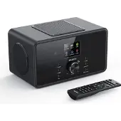 Majority Bard - Stereo 2.1 radio - Internetradio DAB+ FM Bluetooth USB Spotify - Zwart