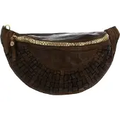 Campomaggi Leren Gordeltas Waist Bag Verde Militare Groene