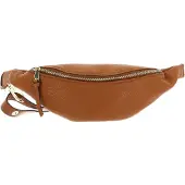 Abro Leren Gordeltas Leather Adria Belt Bag Linna Cuoio Bruine