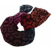GUESS Sjaal Sjaal Tabata Scarf 90x180 Black Kleurrijke