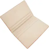 GUESS Leren Kaarthoes Card Holder Lamb Beige