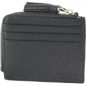 Coccinelle Leren Kaarthoes Tassel Credit Card Holder Ardesia Donkergrijs