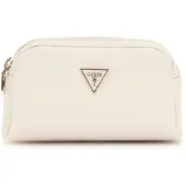 GUESS Utensil zak Double Zip Cream Crème