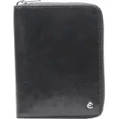 Esquire Portemonnee Toscana Zip Wallet Black Zwart