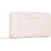 Valentino Portemonnee Stereo Re Zip Around Wallet Ecru Beige