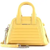Mandarina Duck Leren Handtas Schoudertas I-Con Crossover Ochre Lichtgeel