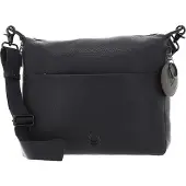 Mandarina Duck Leren Schoudertas Mellow Leather Crossover Stormy Weather Donkergrijs