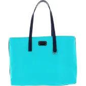 Mandarina Duck Schoudertas met laptopvak Style Shopper Lapis Turquoise