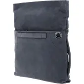 Mandarina Duck Leren Schoudertas Mellow Velvet Crossover London Fog Donkergrijs