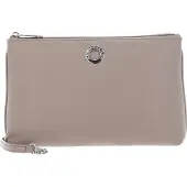 Mandarina Duck Leren Schoudertas Mellow Leather Crossover Bag Warm Taupe