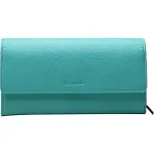 Esquire Leren Portemonnee Peru Ladies Purse Turquoise