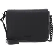 Mandarina Duck Leren Schoudertas Mellow Leather Hunting Bag Stormy Weather Donkergrijs