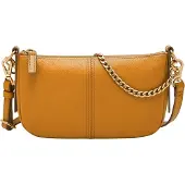 Fossil schoudertas Jolie Hand Bag Ochre mosterdgeel