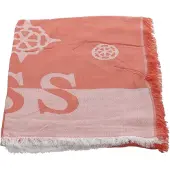GUESS Sjaal Loralee Scarf 80X190 Coral Koraalrood