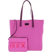 Mandarina Duck Schoudertas Style Shopper Pink Bubble Roze