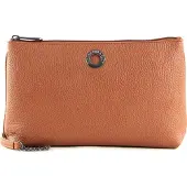 Mandarina Duck Leren Schoudertas Mellow Leather Crossover Bag Indian Tan Bruine