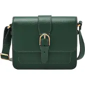 Fossil schoudertas Zoey Flap Crossbody Bag Viridian donkergroen