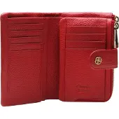 Esquire portemonnee Madison Wallet Red rood
