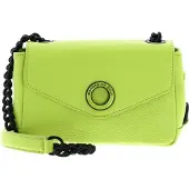 Mandarina Duck Leren Avondtas Schoudertas Mellow Neon Crossover Bag Acid Lime Neongroen
