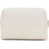 GUESS Toilettas Television Large Top Zip Cosmetic Bag Stone Beige