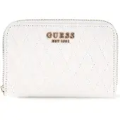 GUESS Portemonnee Betula SLG Medium Zip Around Wallet White Wit