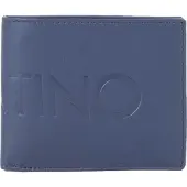 Valentino Leren portemonnee Mason Wallet Blu donkerblauw