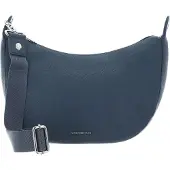 Mandarina Duck Leren schoudertas Mellow Leather Hobo Bag Iron petrol