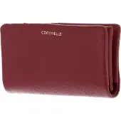 Coccinelle Leren portemonnee C-Me Softy Wallet Ribes (rood)paars