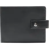 Esquire Leren Portemonnee Rome Scheintasche Black Zwart