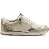 Tamaris Sneakers laag crème / goud / antraciet