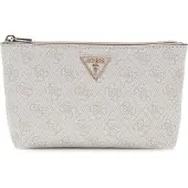 GUESS accessoiretas Laurel II Wristlet Pouch Bone Logo crème